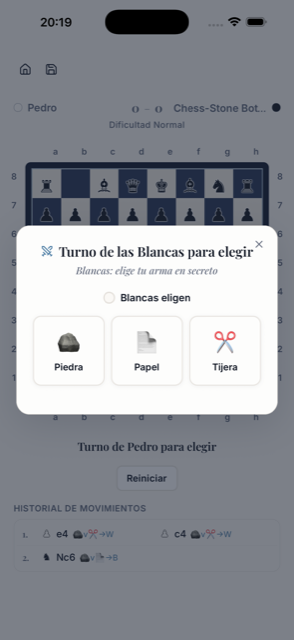 RPS Chess weapon selection